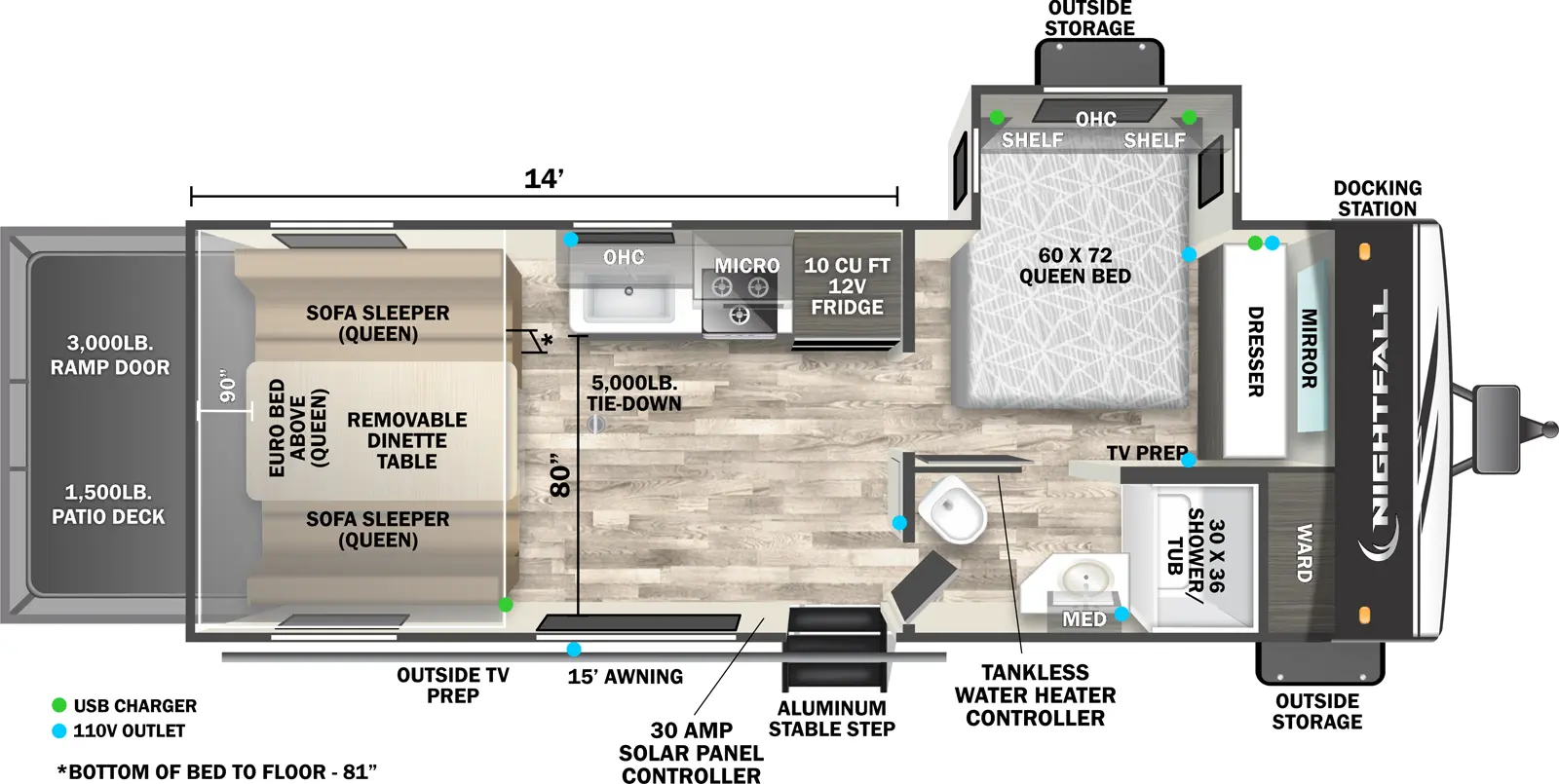 Nightfall 21N - DSO Floorplan